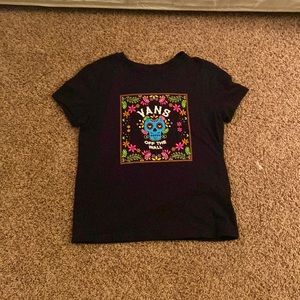 Skater girl vans tee